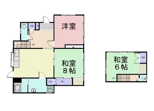 群馬県渋川市金井【一戸建】の間取り