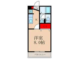 ウィルコ-ト山崎【2階】の間取り