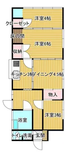 熊本県熊本市南区御幸笛田3【一戸建】の間取り