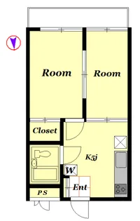 ジョイフル田園調布【2階】の間取り