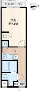 Beverly Homes 下赤塚【3階】の間取り