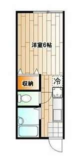 カーサ市川【1階】の間取り