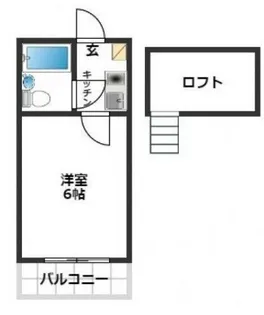 スカイピア阿佐ケ谷【2階】の間取り