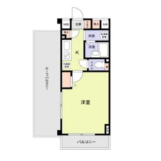 プレステージ桜坂【4階】の間取り