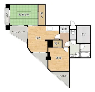エクセレント野田【3階】の間取り