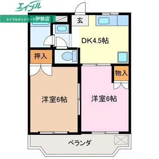 セブンハイツ【3階】の間取り