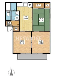 フォーレス藤【1階】の間取り