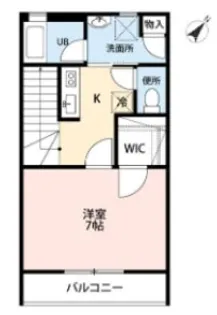 ヴィオラ北町【2階】の間取り