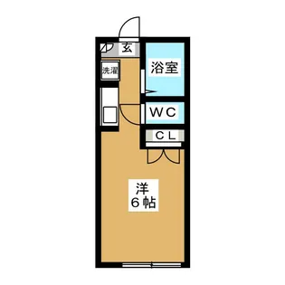 ハイツイースト【1階】の間取り