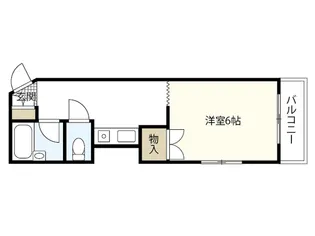 エステイト草津【3階】の間取り
