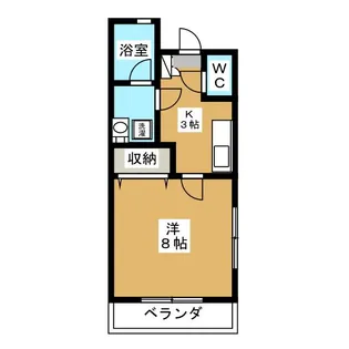 エム・エム・ワン【1階】の間取り