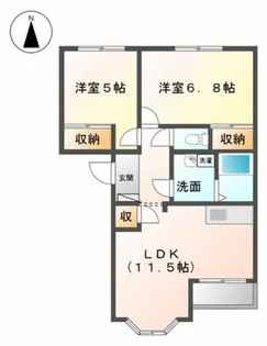 エターナル【1階】の間取り