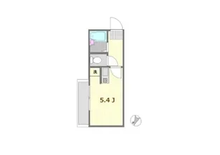 シャンテ篠崎【2階】の間取り