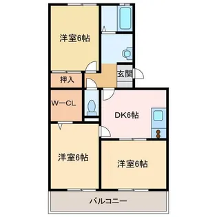 ヴィラアスカ30 D棟【1階】の間取り