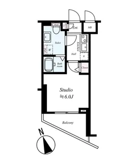ガーラ・ヒルズ目黒東山【2階】の間取り