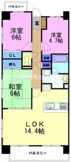 元今泉レジデンス【1階】の間取り