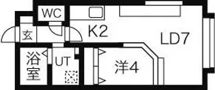 ヴィラ パティナ【2階】の間取り