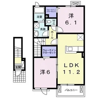 サンリット I【2階】の間取り