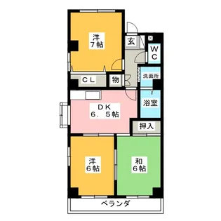 ガーデンプレイスSK【3階】の間取り