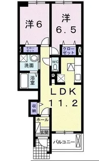 プレシャスM II【1階】の間取り