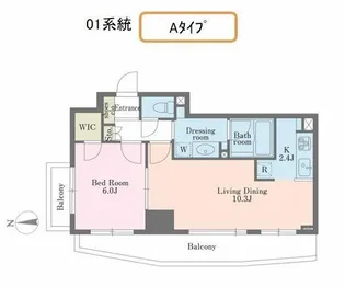 エクセレンシア駒込【10階】の間取り