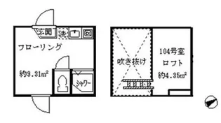 エース鷺宮【1階】の間取り