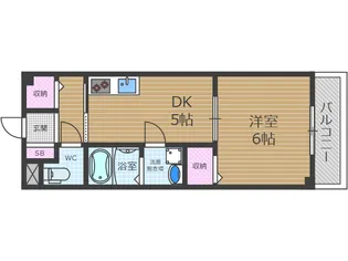 福山ビル【2階】の間取り