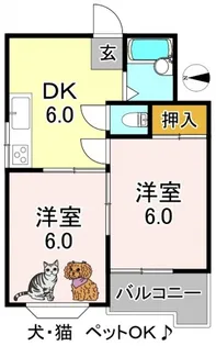 幸和セントラルビル平野【5階】の間取り