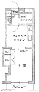 オリンポス板橋栄町【1階】の間取り
