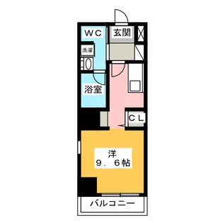 グレーシアコート金山【6階】の間取り