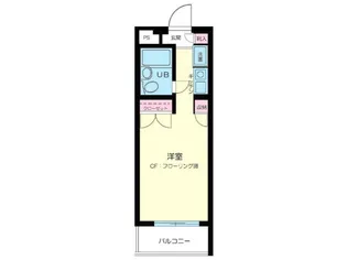 モビーレ等々力【2階】の間取り