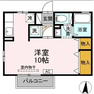 ジェム【1階】の間取り