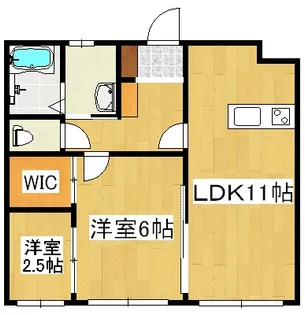 ウィルゴー【1階】の間取り