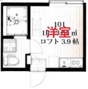 AZEST-RENT羽田XII【1階】の間取り