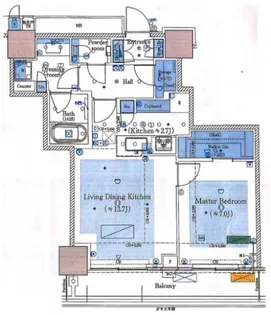 ミッドタワーグランド【27階】の間取り