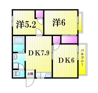 ウィステリア26【2階】の間取り