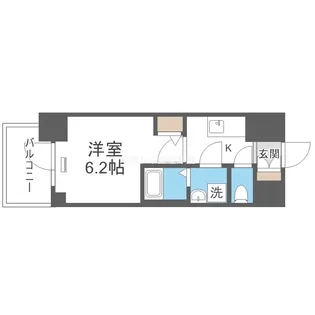 エスリード長居公園PARK AVENUE【10階】の間取り