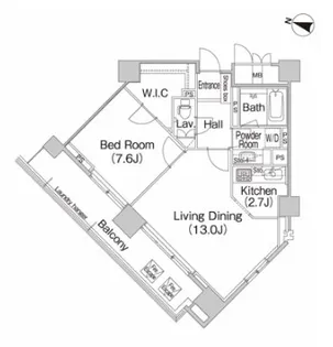ミレニアムガーデンコート【8階】の間取り
