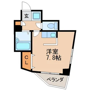 イシダハイム【4階】の間取り