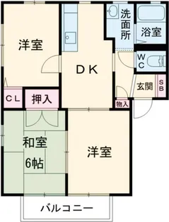 レーベンSK【2階】の間取り