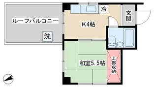 小屋マンション【4階】の間取り
