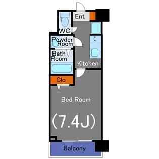 シティタワー武蔵小山 レジデンス棟【9階】の間取り