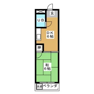 アバンハウスI-B【2階】の間取り