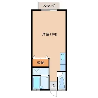 パルハイム宇佐【2階】の間取り