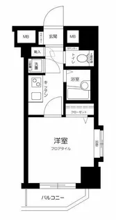 トーシンフェニックス初台【2階】の間取り