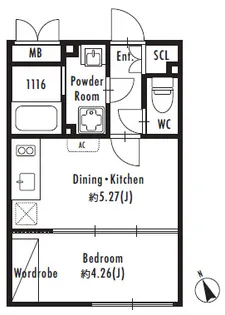 GRAN PASEO吉祥寺【2階】の間取り