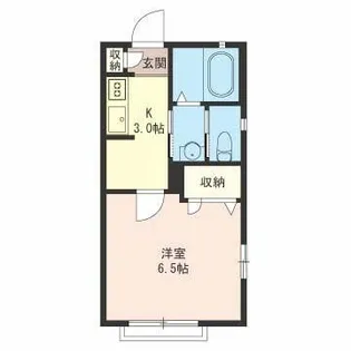 霞東ハイツ【1階】の間取り