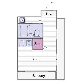 太平フローライト玉造【4階】の間取り