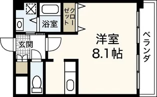 ネオイズム【5階】の間取り
