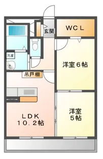 Bel Paese【2階】の間取り